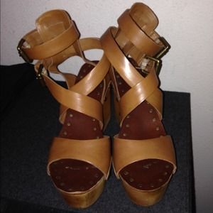 Ash platform wedge sandals sz 39