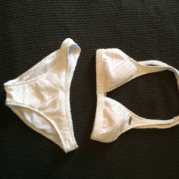 White swimsuit