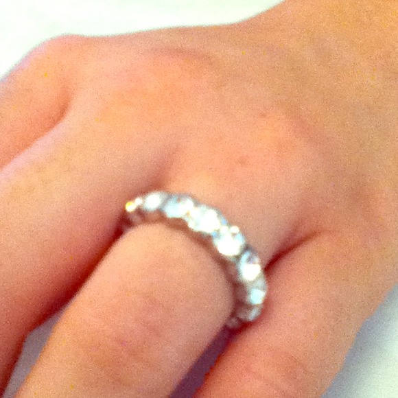 Silver and Diamond Ring