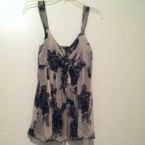 Grey and Black Karen Kane Top