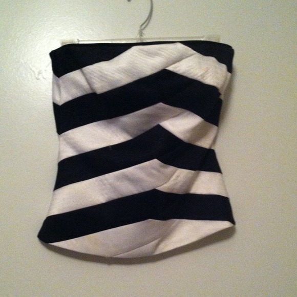 Black and White Tube Top - Picture 1 of 1