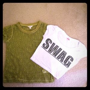 Fun Crop top. 2 for the price of one