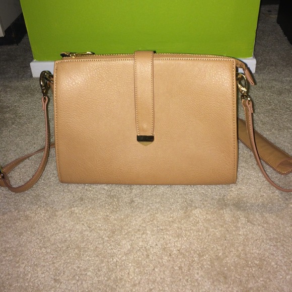 Forever 21 tan crossbody purse