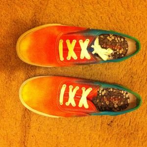 Tie - dye vans