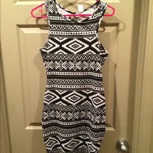 Aztec print dress