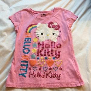 Pink hello kitty t-shirt