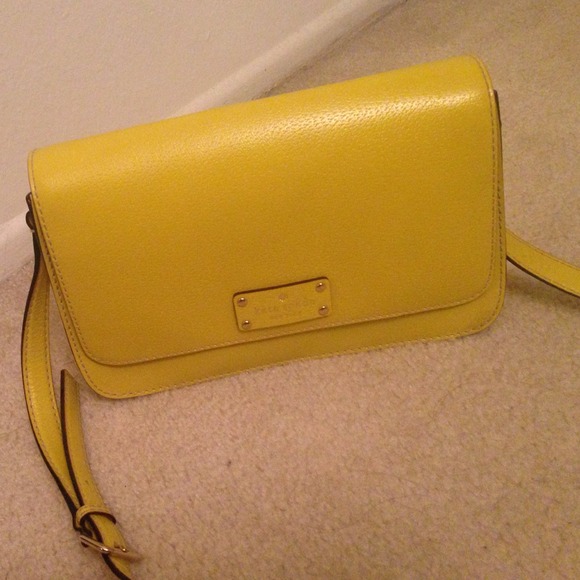 Kate spade yellow shoulder bag