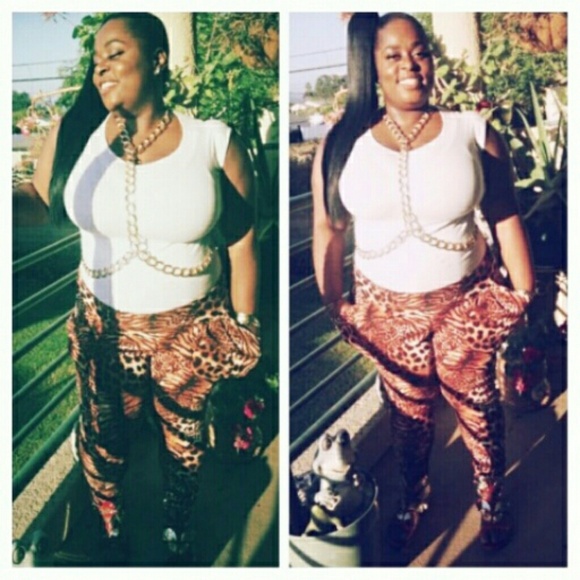 *sOld*Cheetah Pocket Pants