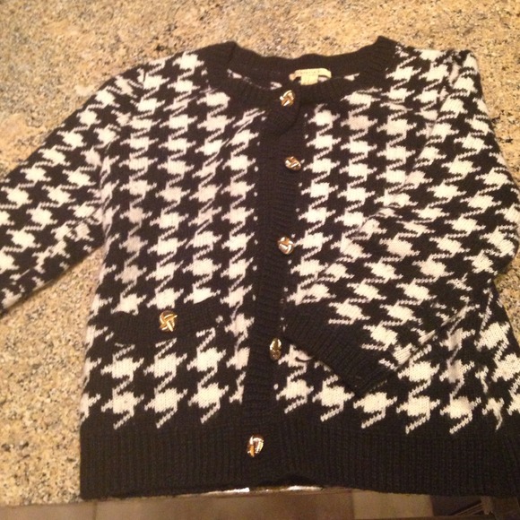 F21 Houndstooth Cardigan - Picture 1 of 1
