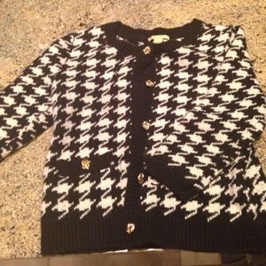 F21 Houndstooth Cardigan