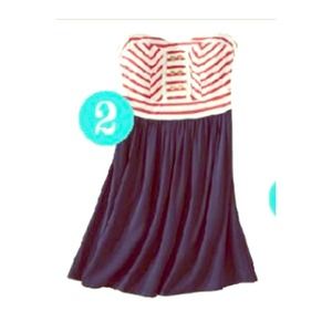 Strapless fit & flare dress NWOT