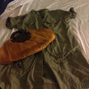 Arm Green shirt dress