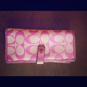 Coach skinny credit card wallet