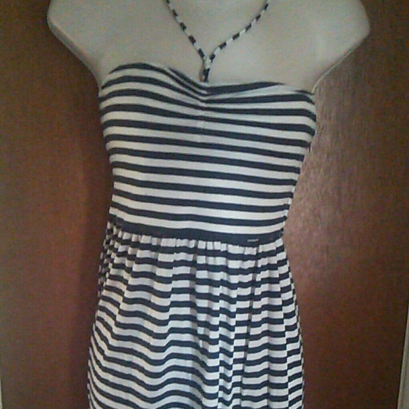Striped American eagle dress Small