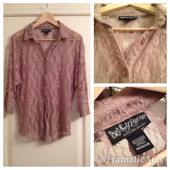 BOGO Taupe | Lace | button up