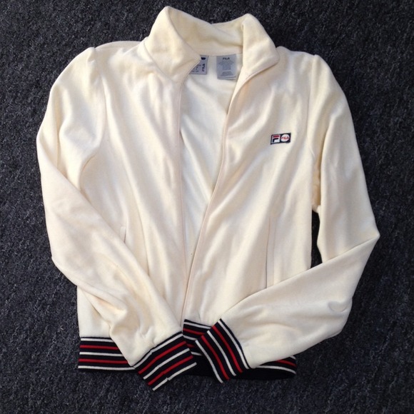 Velour Fila track suit