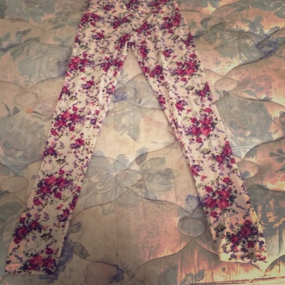 Floral leggings