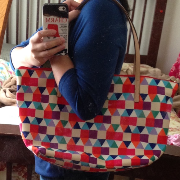 🎁Bundled💞 kate spade Sophie Multi-colored Tote - Picture 4 of 4