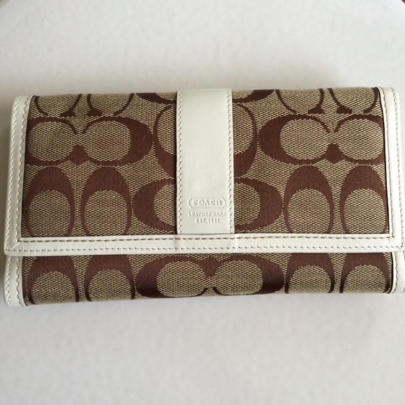Authentic Coach Wallet and Check Book Cover