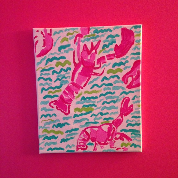 Lilly pulitzer paintings!