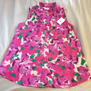 J.Crew Sleeveless Drape Tank