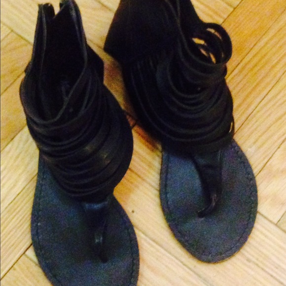 Black sandals