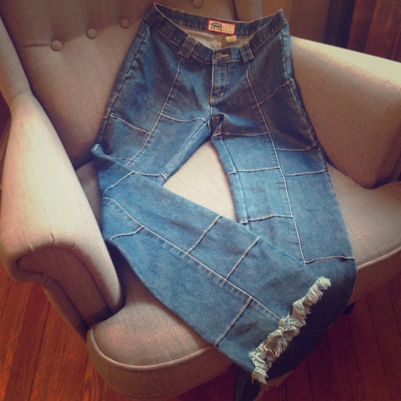 Boho Chic Patchwork Jeans
