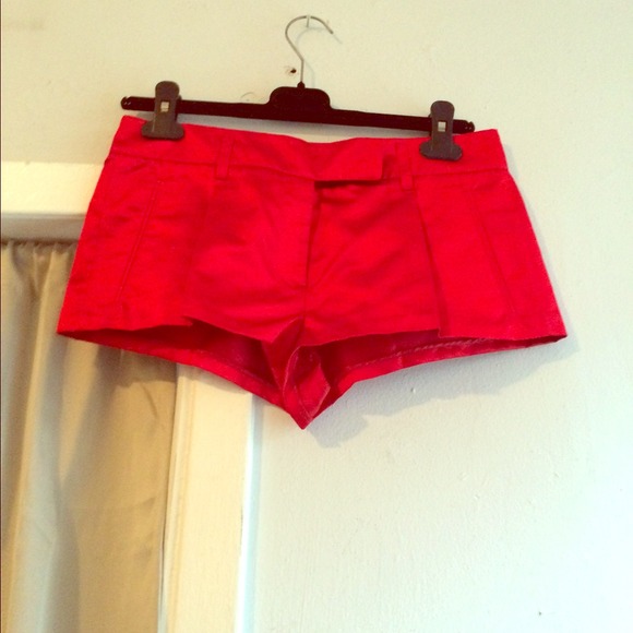 Silk Prada Runway Shorts
