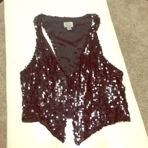 Sequined Vest.