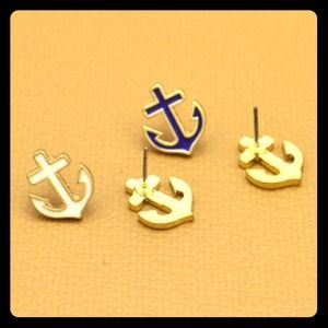 Anchor earrings