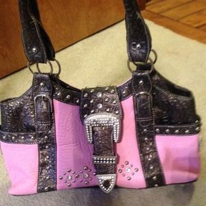 Pink medium size purse