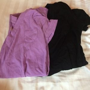 2 v-neck tees!