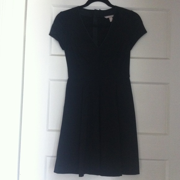 Black fit & flare dress