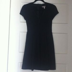 Black fit & flare dress