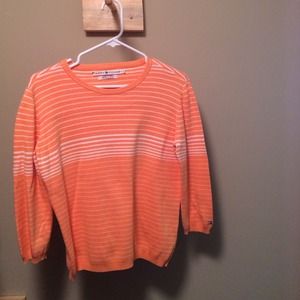 Tommy Hilfiger orange/white sweater!