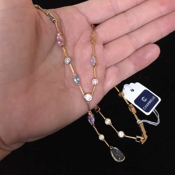 Cubic Zirconia Necklace - Picture 3 of 4