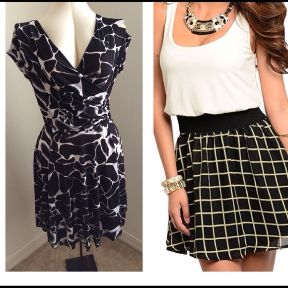 Dresses & Skirts - Bundle for @liquelle27 NIVORY BLACK TAUPE DRESS