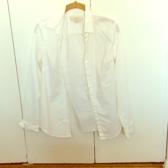 White button down