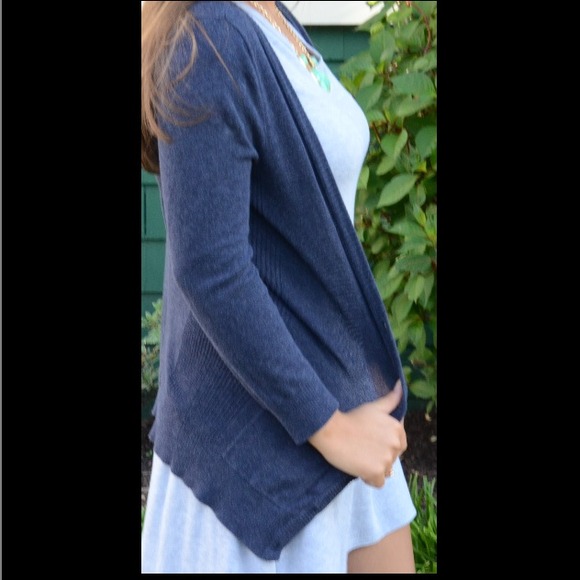 Blue Hollister Cardigan