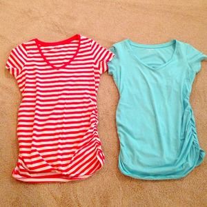 2 Motherhood Maternity Tops