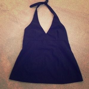 Black Maternity halter top.