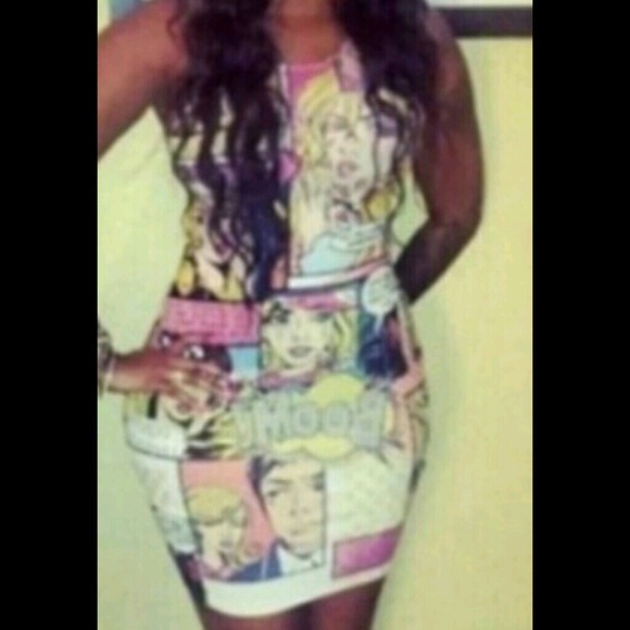 Comic book dress