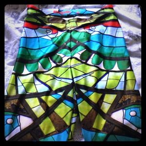 Blackmilk glass lorikeets leggings