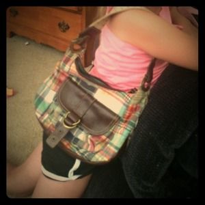 Tommy Hilfigure plaid handbag