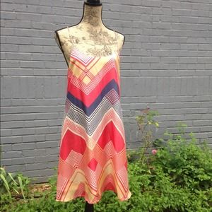 HP6/20! Jenny Han Silk Print Dress