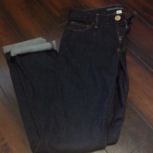 **SOLD** Banana Republic24P Dark Wash Skinny Denim