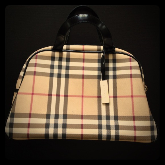 Burberry Handbags - Burberry bowler top handle handbag