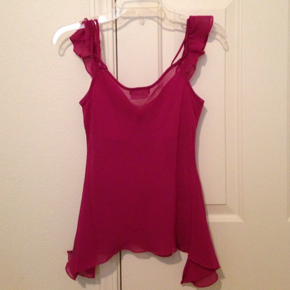 Sheer Purple Tank Top - Picture 2 of 4