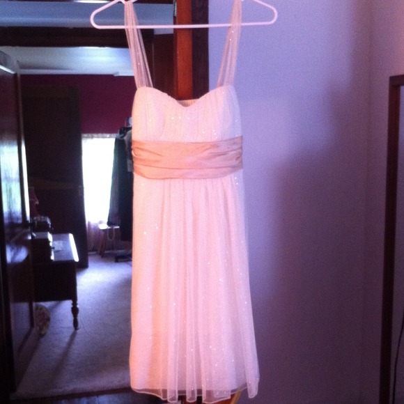White and gold dress