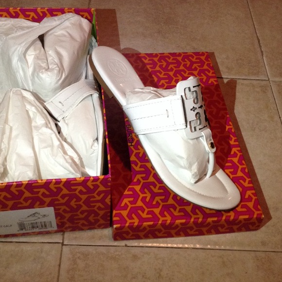 Tory Burch Shoes - TORY BURCH Square Miller-Patent Calf White New